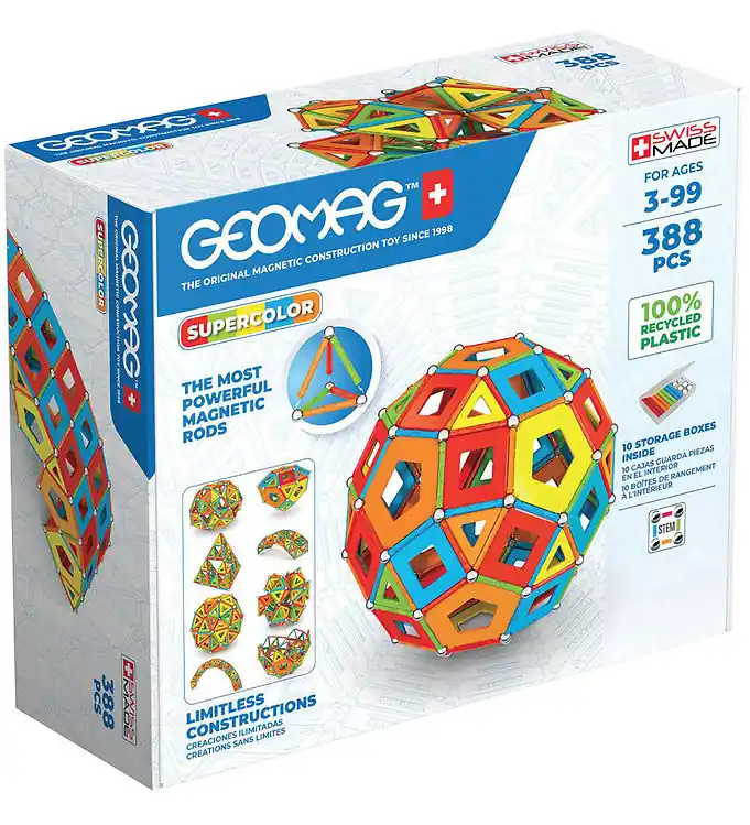 Geomag Magneetset - Supercolor Panels Masterbox - 388 Onderdelen Nu Kopen