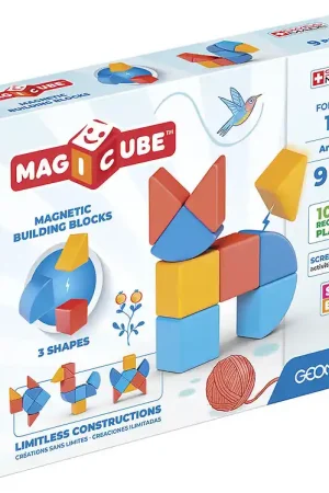 Koopje Geomag Magneetset - Magicube Shapes Dier gerecycleerd - 9 Onderd
