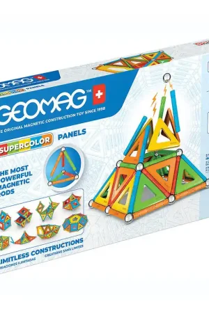 Geomag Magneetset - Supercolor Panels Recycled - 78 Onderdelen Uitverkoop