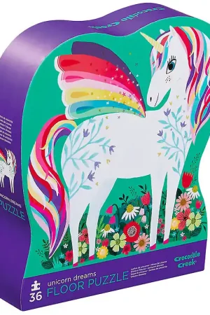 Crocodile Creek Puzzel - 36 Bakstenen - Unicorn Dromen Nieuw