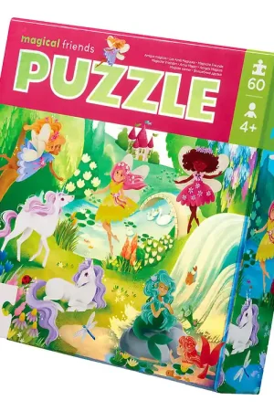 Crocodile Creek Puzzel - 60 Bakstenen - Magical Friends Direct Beschikbaar