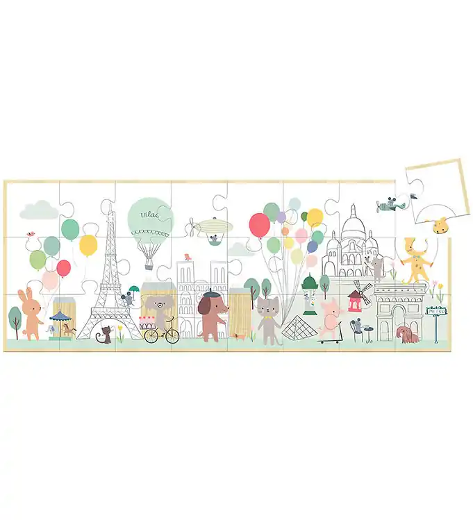 Goedkoop Vilac HoutPuzzel - 24 Bakstenen - Paris