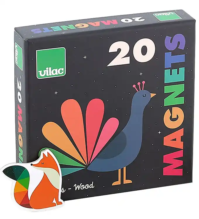 Vilac Magneten - 20 stk - Dieren Weekendaanbieding
