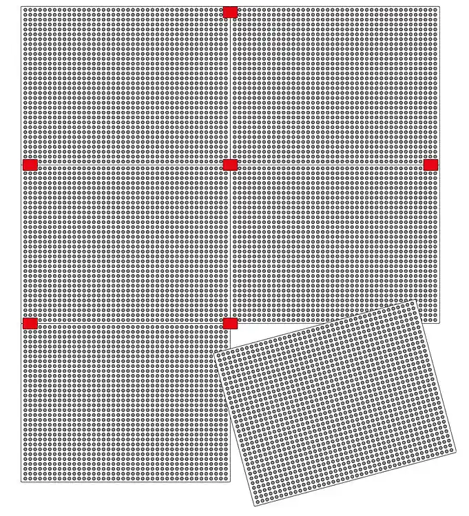 Rechtstreeks Van De Fabrikant Quercetti Borden Voor Pin Mosaic - 10 stk m. Verbindingsstukken