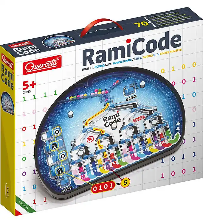Quercetti Strategiespel - Rummy Code - 01015 Laatste Versie