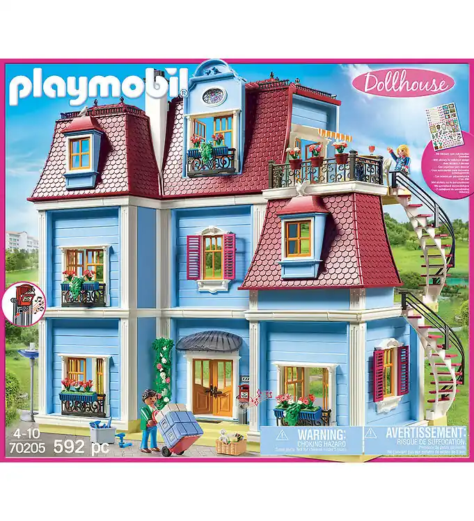 Goedkoop Playmobil Dollhouse - Mijn Grote Poppenhuis - 70205 - 592 Onderd