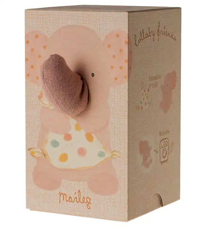 Bestel Nu Maileg Knuffel - Slaapliedje Friends - Olifant - 25 cm - Oud Ros