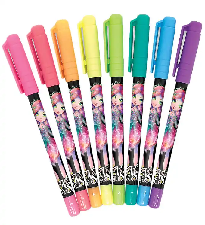 Nebulous Stars-pennen - Gel - 8 st. - Neon Gratis Retour