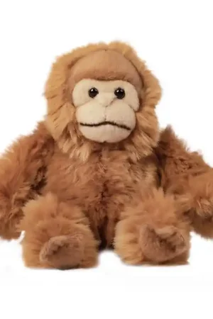 Shop Nu Living Nature Knuffel - 16x13 cm - Baby Orang-oetan - Bruin
