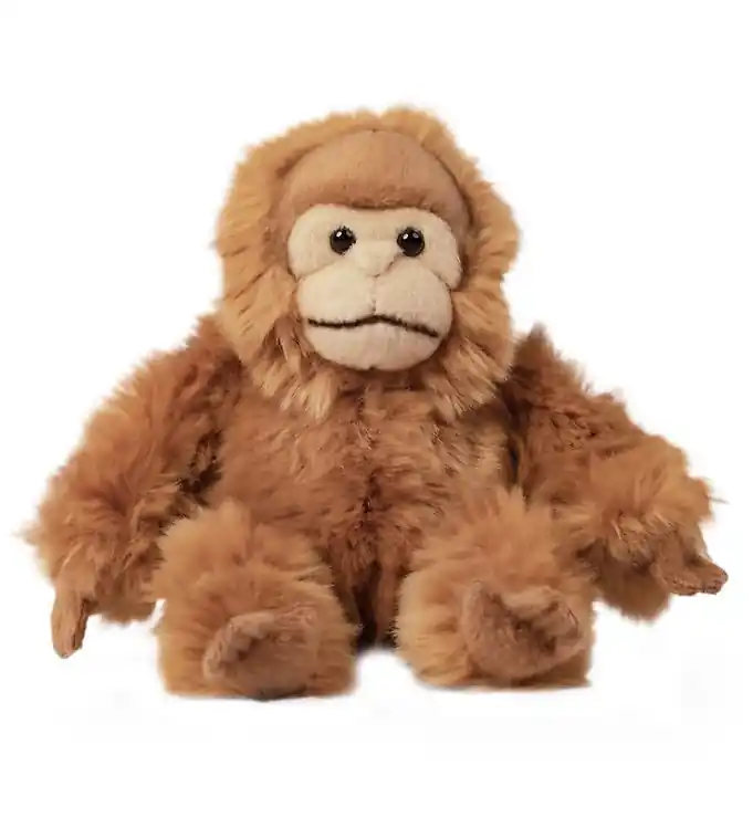 Shop Nu Living Nature Knuffel - 16x13 cm - Baby Orang-oetan - Bruin