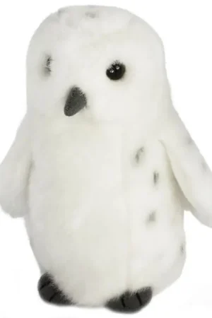 Living Nature Knuffel - 17x9 cm - Sneeuwuil - Wit Direct Verzonden