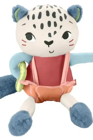 Fisher-Price Knuffel - 32 cm - PlanetPals Snow Leopard Speciale Aanbieding