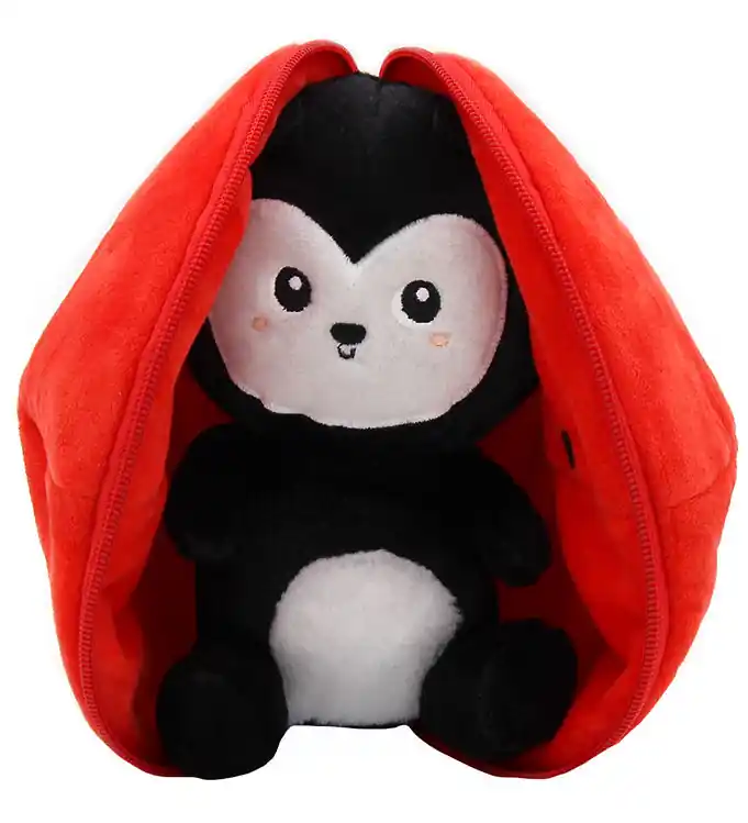 Alleen Vandaag Flipetz Knuffel - Komeet De Lieveheersbeestje Tomaat - 20 cm