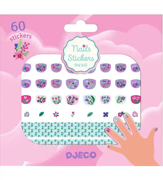Bestseller Djeco Nagels Stickers - 120 stk - Klein Fleur