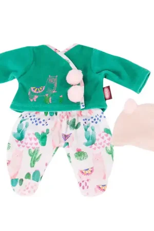Beperkte Voorraad Götz Poppenkleding - Blouse/Broek - 30-33 cm - Alpaca Love