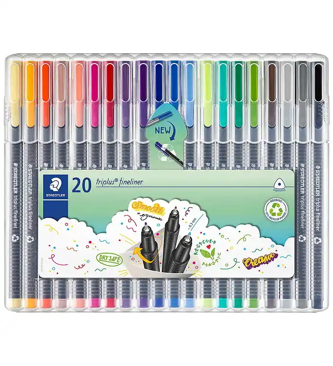 Weekendaanbieding Staedtler Markers - 20 stk - Triplus Fineliner - 0,3 mm