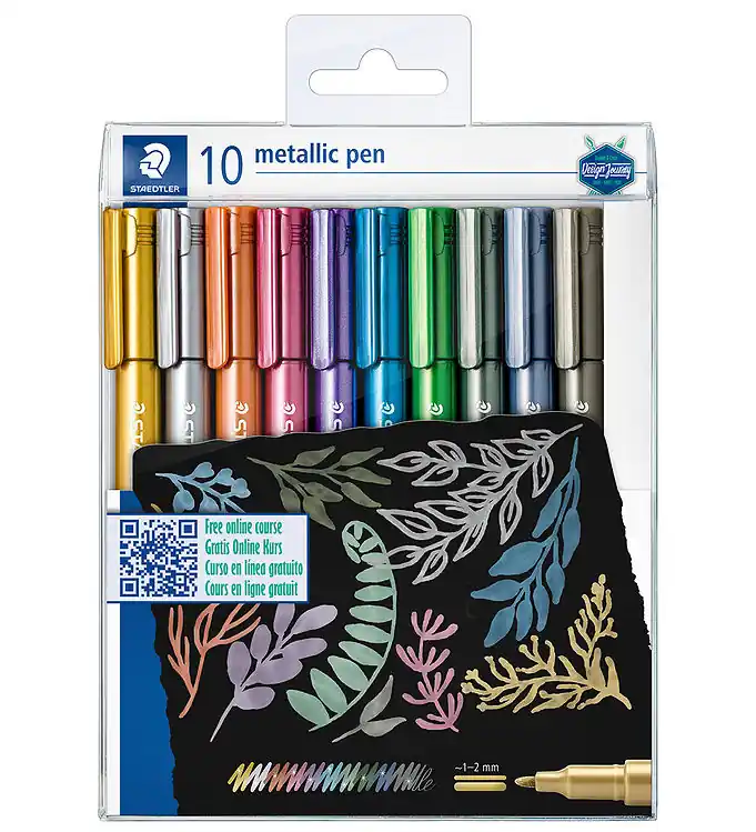 Staedtler Markers - 10 st. - Metallic Calligraphy - 1-2 mm Nu Kopen