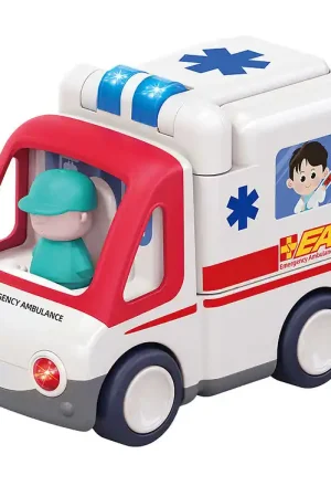 Tijdelijk Beschikbaar Kinder and Kids Ambulance - m. Licht, muziek en beweging