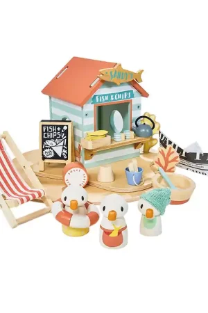 Goedkoop Tender Leaf Houten Speelgoed - Sandy's strandhut