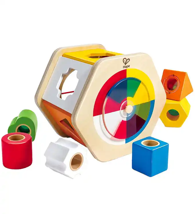 Hape Kleur en formulierensorteerdoos - 7 Onderdelen Meest Verkocht