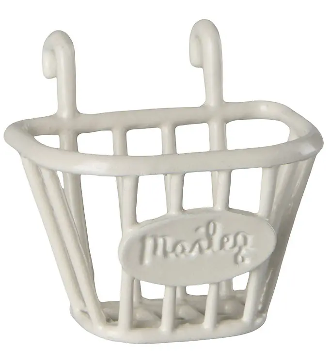 Premium Maileg Poppen Accessoires - Fietsmand - Muis