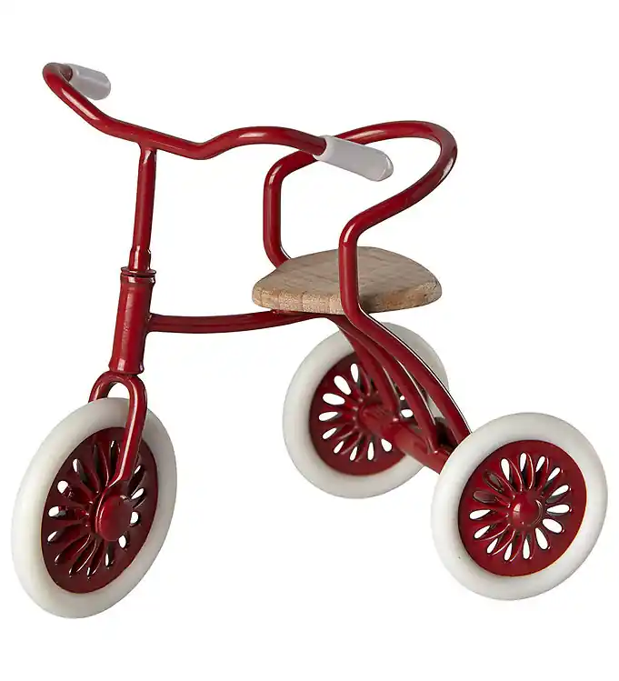 Meest Verkocht Maileg Poppen Accessoires - Driewieler - Muis - Rood
