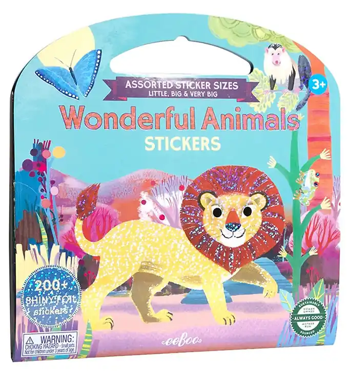 Nu Kopen Eeboo Stickerboek - 200+ Stickers - Prachtige dieren