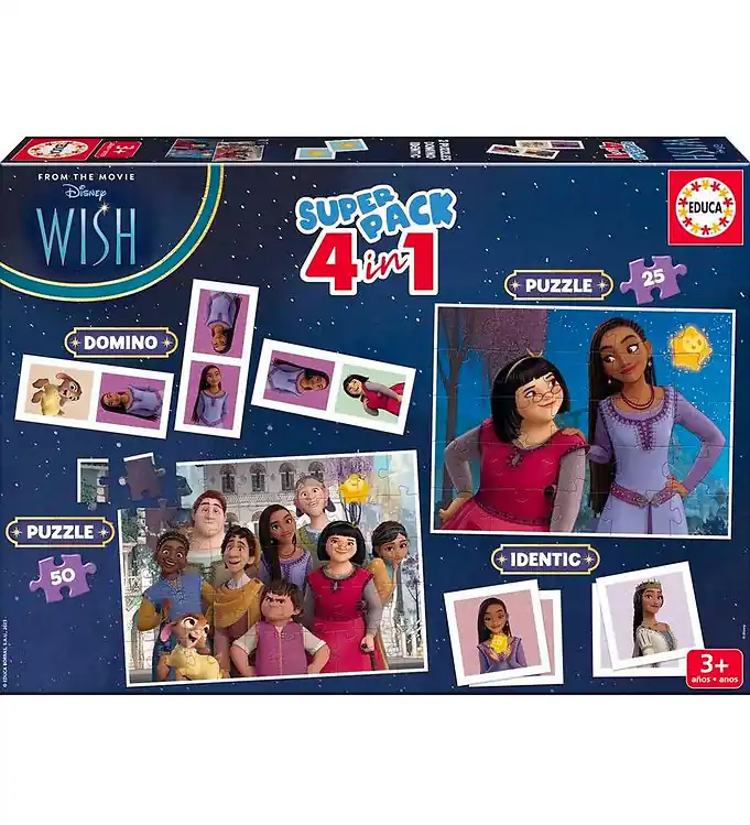 Educa Superpakket - 4 in 1 - Wish Beperkte Voorraad