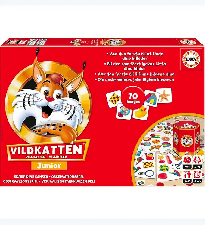 Hoge Kwaliteit Educa Bordspel - De wilde kat Junior 70