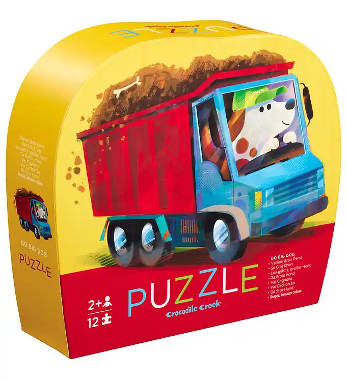 Premium Crocodile Creek Puzzel - 12 Bakstenen - Ga BIG Dog