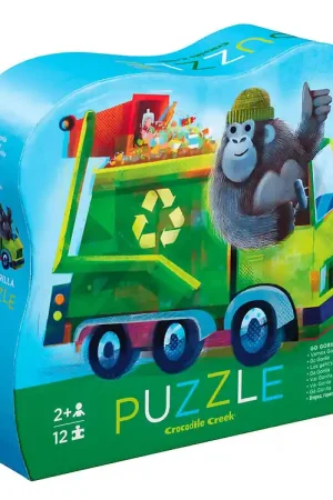 Actieprijs Crocodile Creek Puzzel - 12 Bakstenen - Ga Gorilla