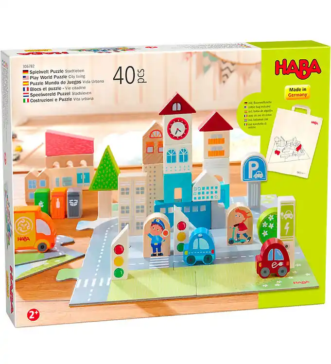 Flitsaanbieding HABA Play Wereld Puzzel - 40 Onderdelen