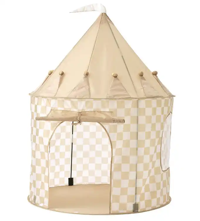 Gereduceerde Prijs Kids Concept Speeltent - 100x130 cm - Geel Ruiten