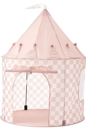 Kids Concept Speeltent - 100x130 cm - Abrikoos Ruiten Fabrieksprijs