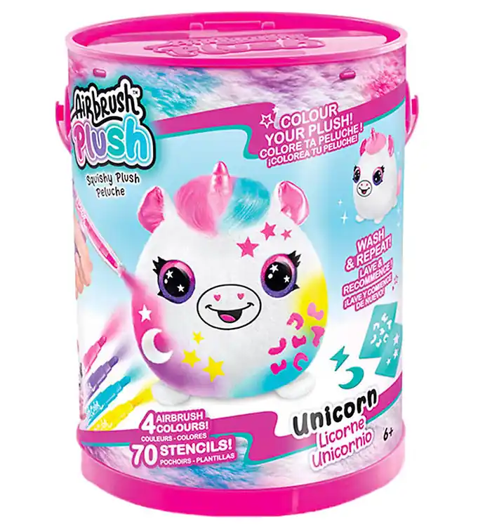 Airbrush Plush Knuffel - Squish Pals Paint Can - 15 cm - Assort Must-Have
