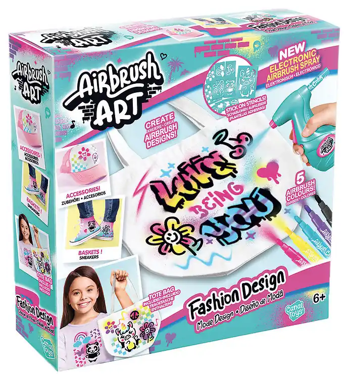 Airbrush Plush Creatieve Speelset - Fashion Design Kit Goedkoop