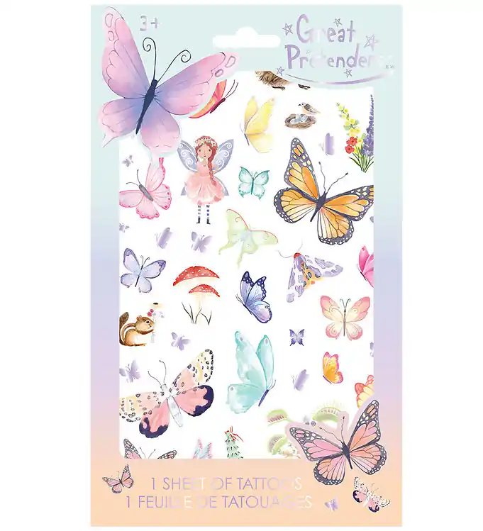 Great Pretenders Tattoos - Zweef als een Vlinderdas Premium