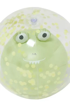 Korting SunnyLife Strandbal - 35 cm - 3D - Cookie De Krokodil - Light Kh
