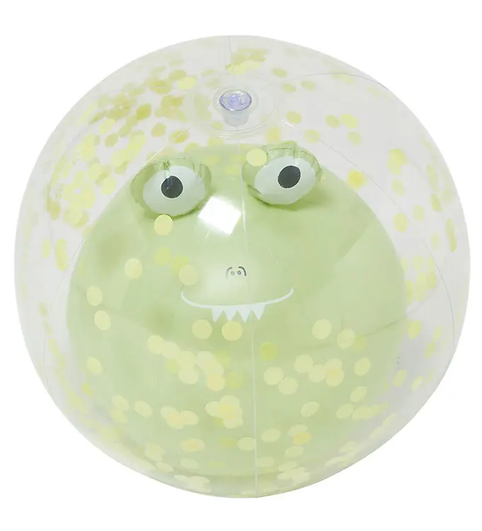 Korting SunnyLife Strandbal - 35 cm - 3D - Cookie De Krokodil - Light Kh