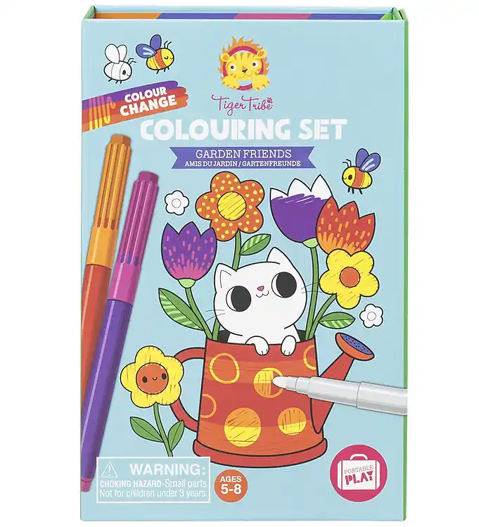 Laatste Kans Tiger Tribe Tekenset - Colour Wijziging - Garden Friends