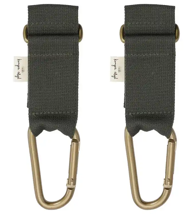 Laatste Versie Konges Sløjd Kinderwagenriemen - 2-pack - Moss Grey