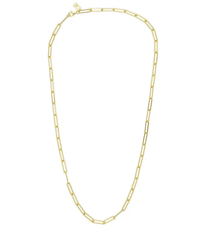 Shop Nu Design Letters Ketting - Dikke Square Schakel - Large - 45 cm -