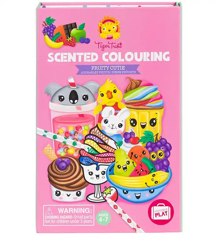 Tiger Tribe Tekenset - Scented Colouring - Fruity Cutie Voordeelprijs