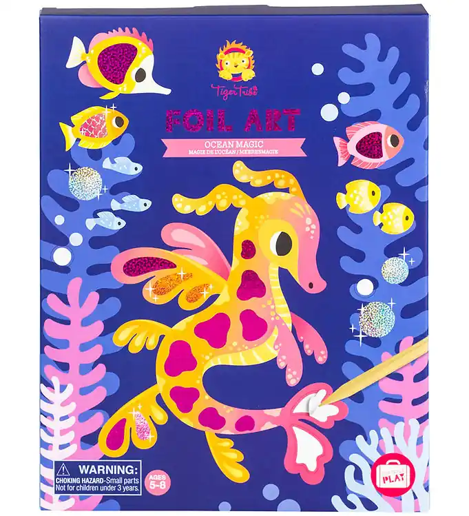 Hete Deal Tiger Tribe Creatieve Speelset - Foil Art - Ocean Magic