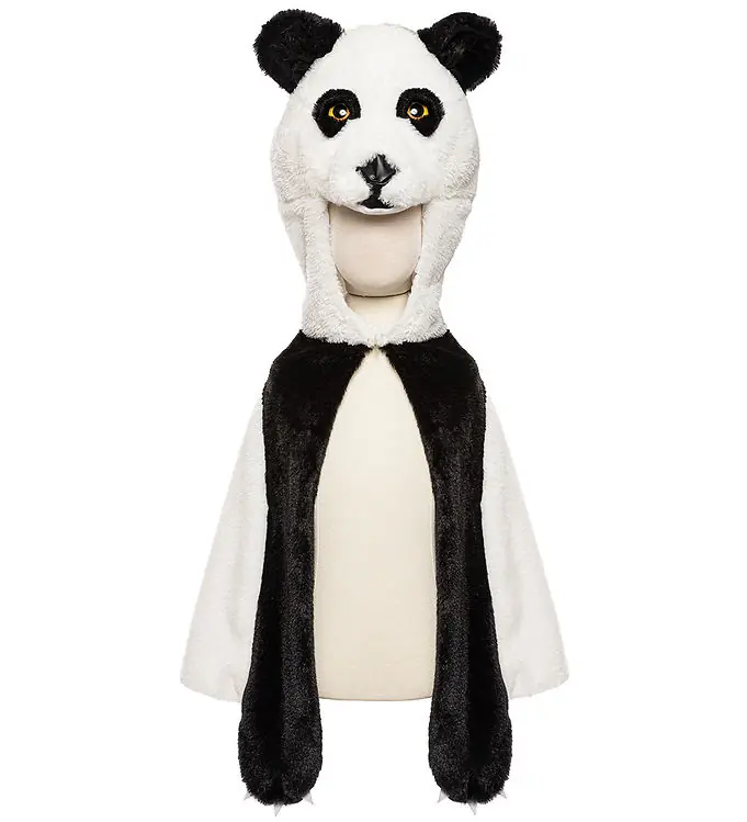 Seizoensaanbieding Great Pretenders Kostuum - Cape - Panda - Wit/zwart