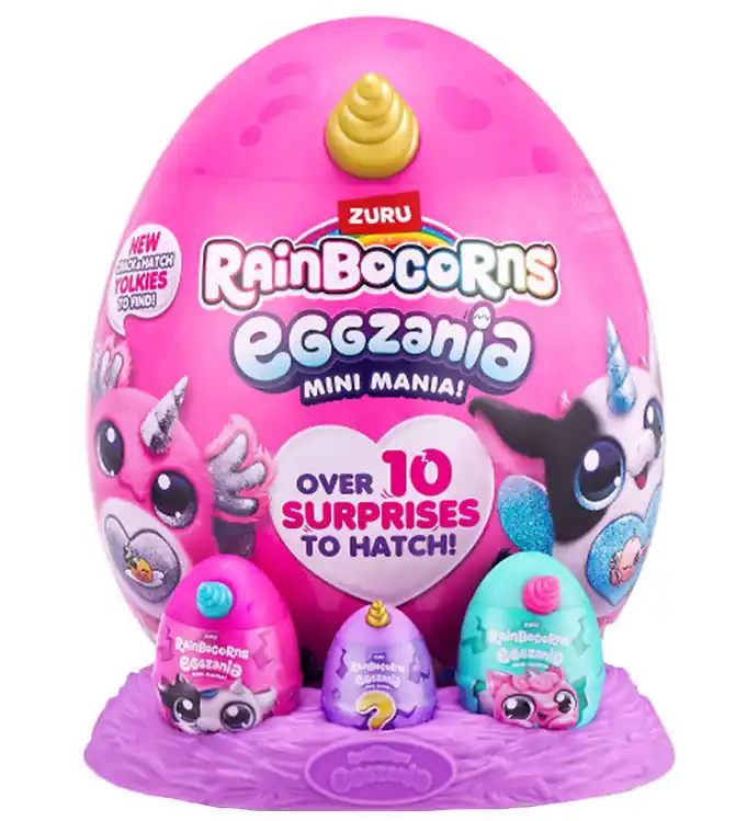 Direct Beschikbaar Rainbocorns Verrassing - 14 Onderdelen - Eggzania Mini Manie