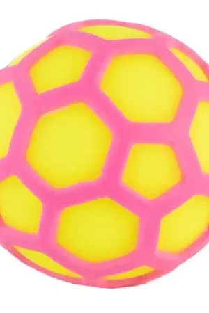 Keycraft Speelgoed - Atomic Squeeze Ball - Roze/Geel Merkproduct