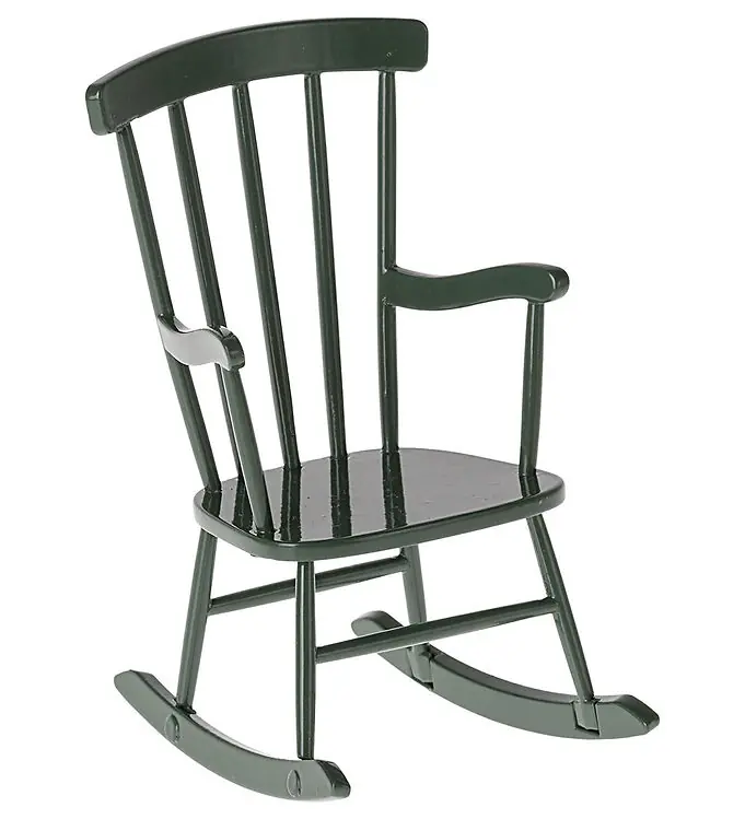 Lage Kosten Maileg Schommelstoel - Muis - Dark Green
