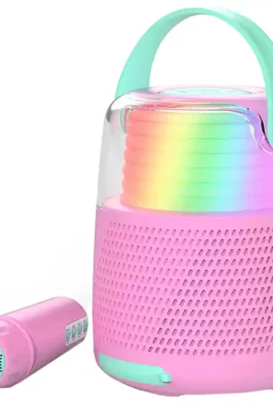 Mobility Ingebouwde luidspreker m. Microfoon - Karaoke - Rose Weekendaanbieding