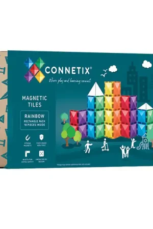 Dagaanbieding Connetix Magneetset - 18 Onderdelen - Rainbow Rechthoek